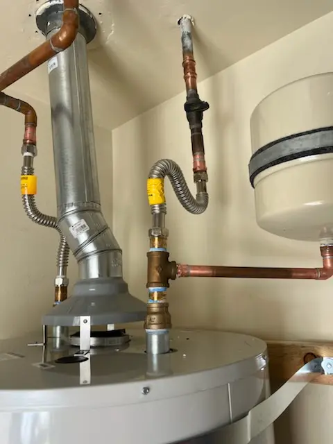 Water heater installation and plumbing repair in Penrose